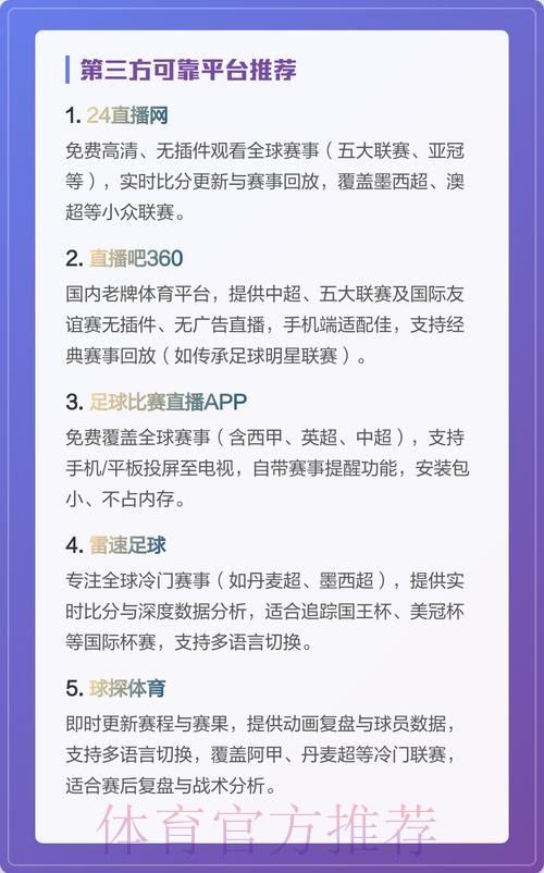 官方认证的世界杯直播应用平台